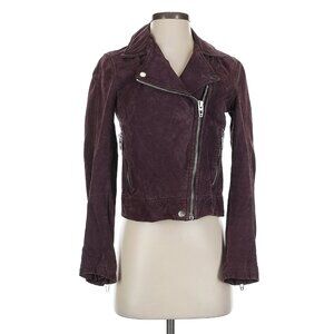 Blank NYC 100% Leather Suede Jacket